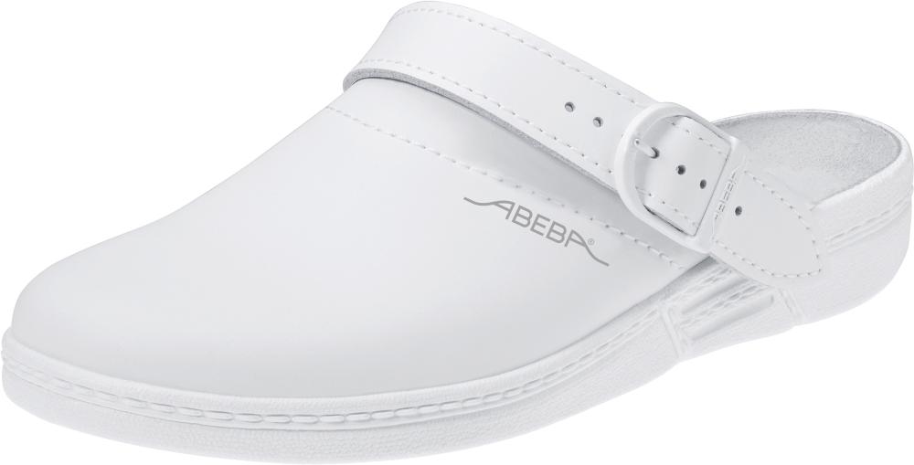 Clog 7021, OB FO SRC,Gr.42,weiß ABEBA