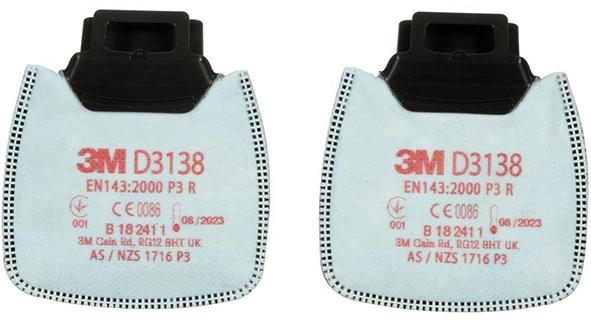 Partikelfilter D3138, P3R mit Aktivkohle 3M