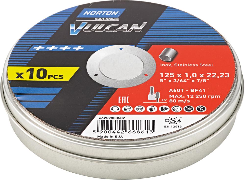 Trennscheibe VULCAN für Stahl und Edelstahl