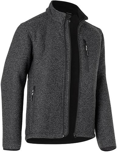 Strick-Fleece-Jacke, dunkelgrau, Gr.3XL WEATHER
