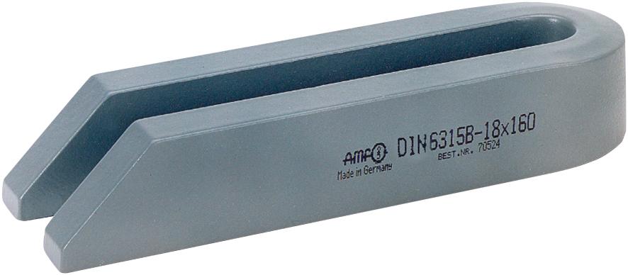 Spanneisen DIN6315B 6,6x60mm AMF