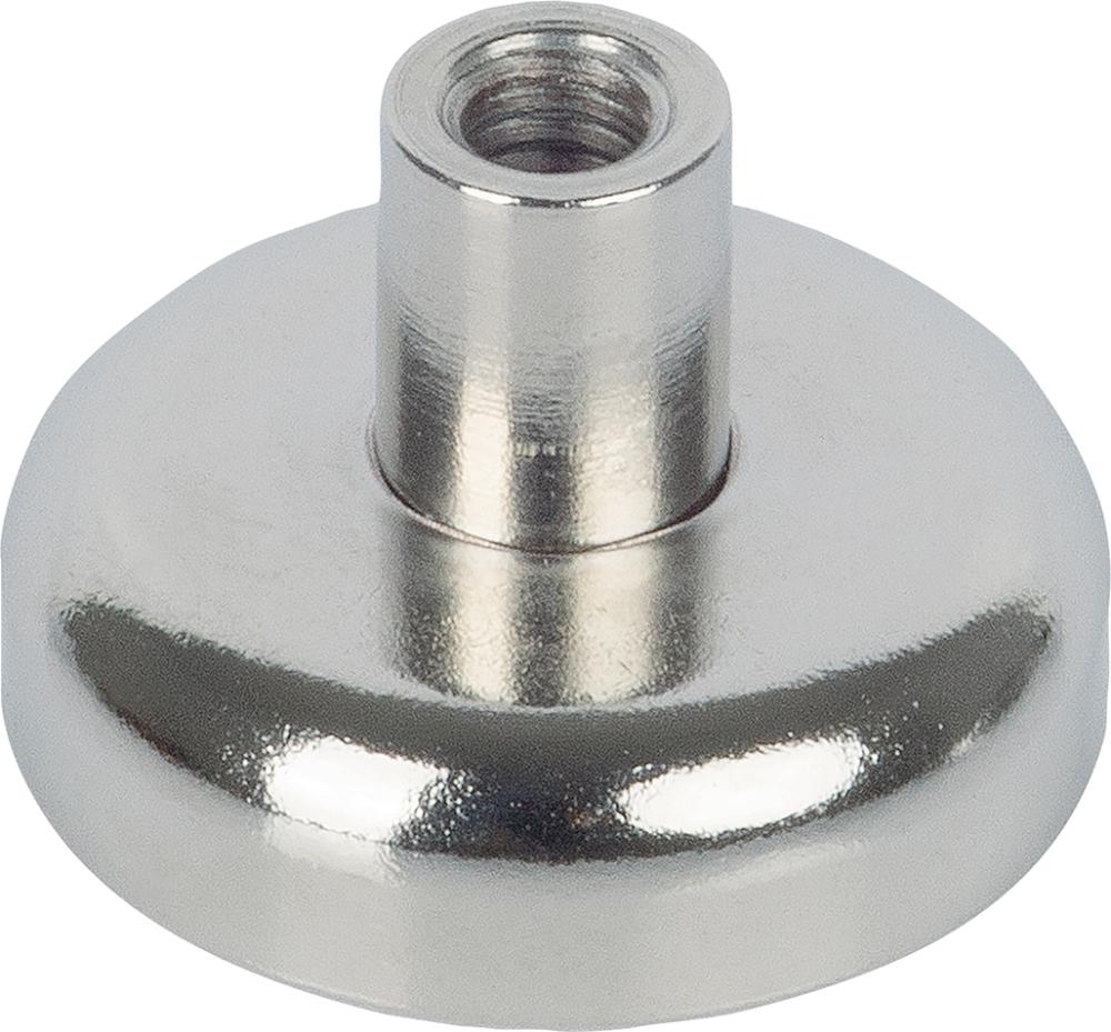 Topfmag.Neo.Ø20,H13, 5,m.Gewindeb. M4,sil Inhalt: 1