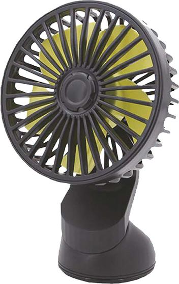Auto-Ventilator USB 5V CEØ10,16cm, starker Saugfuß