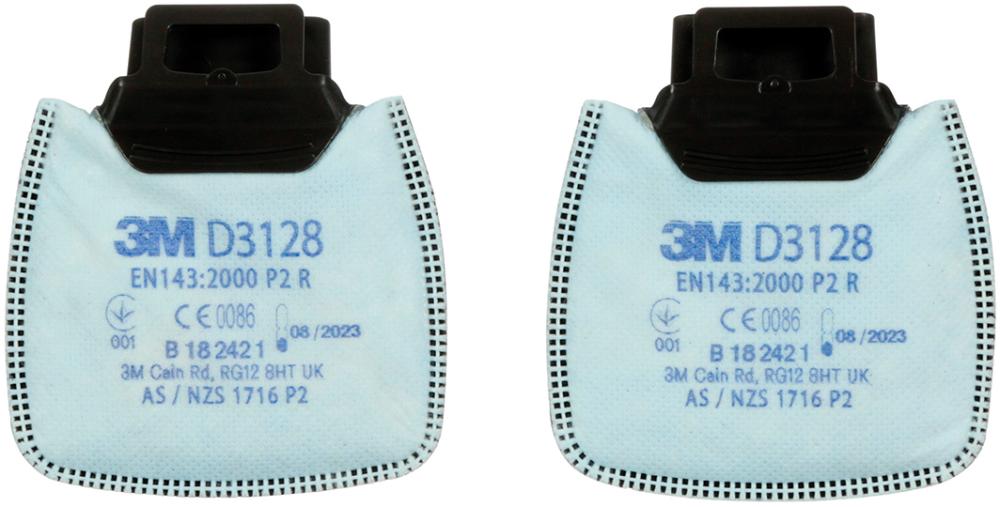 Partikelfilter D3128, P2R mit Aktivkohle 3M