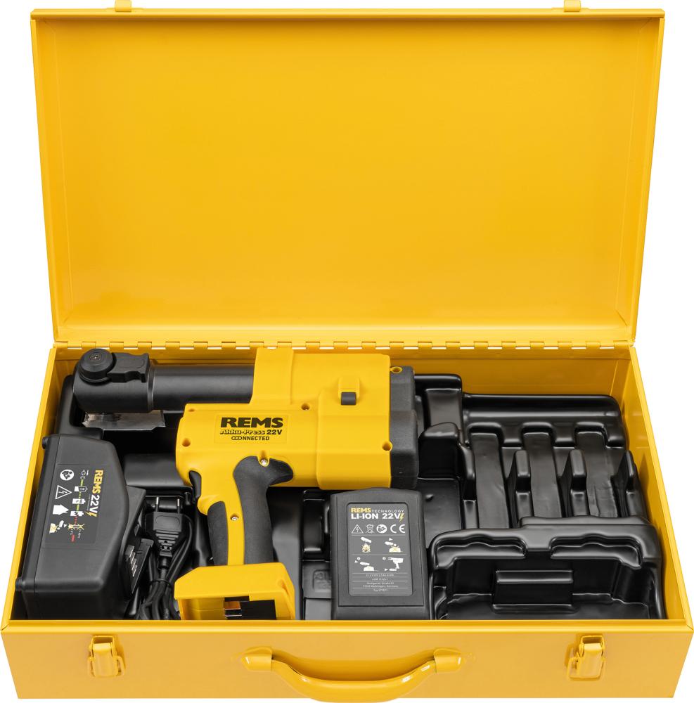Akku-Radialpresse Akku-Press 22V Connected Basic-Pack SBK REMS