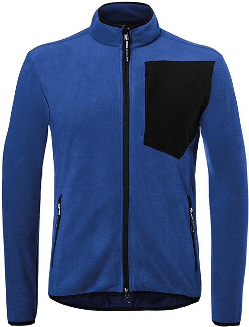 Fleecejacke WEATHER 1254 kornblumenblau/schwarz Gr. XS