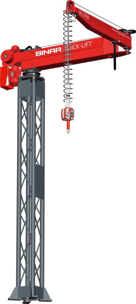 Quick-Lift QLA 200 Armlänge 3000 mm Hublänge 2700 mm Traglast 200 daN