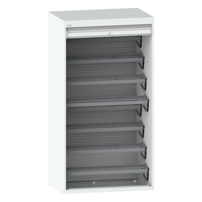 Rolladenschrank B1038xT691xH1950mm 54x27 E RAL 7035 ohne Werkzeughalter