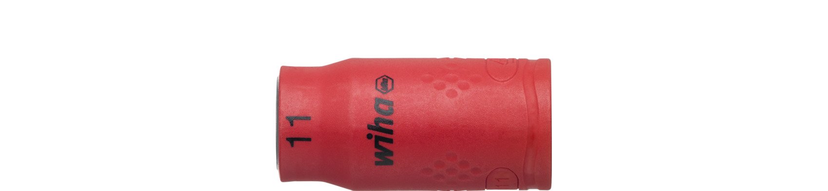 Wiha Steckschlüsseleinsatz isoliert 3/8" Außensechskant 11,0 mm x 45 mm (43067)