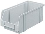Sichtlagerkasten LK 3A grau 290/266x140x130 mm LA-KA-PE