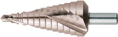 Stufenbohrer Universal HSS spiralgenutet 6-30mm FORMAT