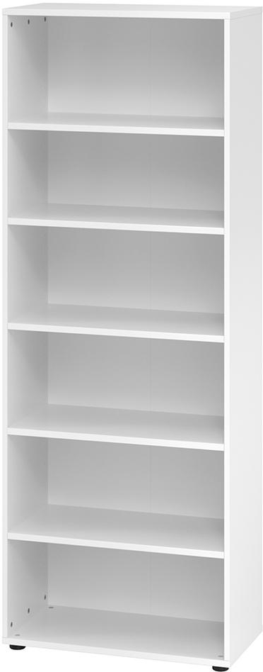 Regal 6 Ordnerhöhen 800x400x2156 mm Weiß