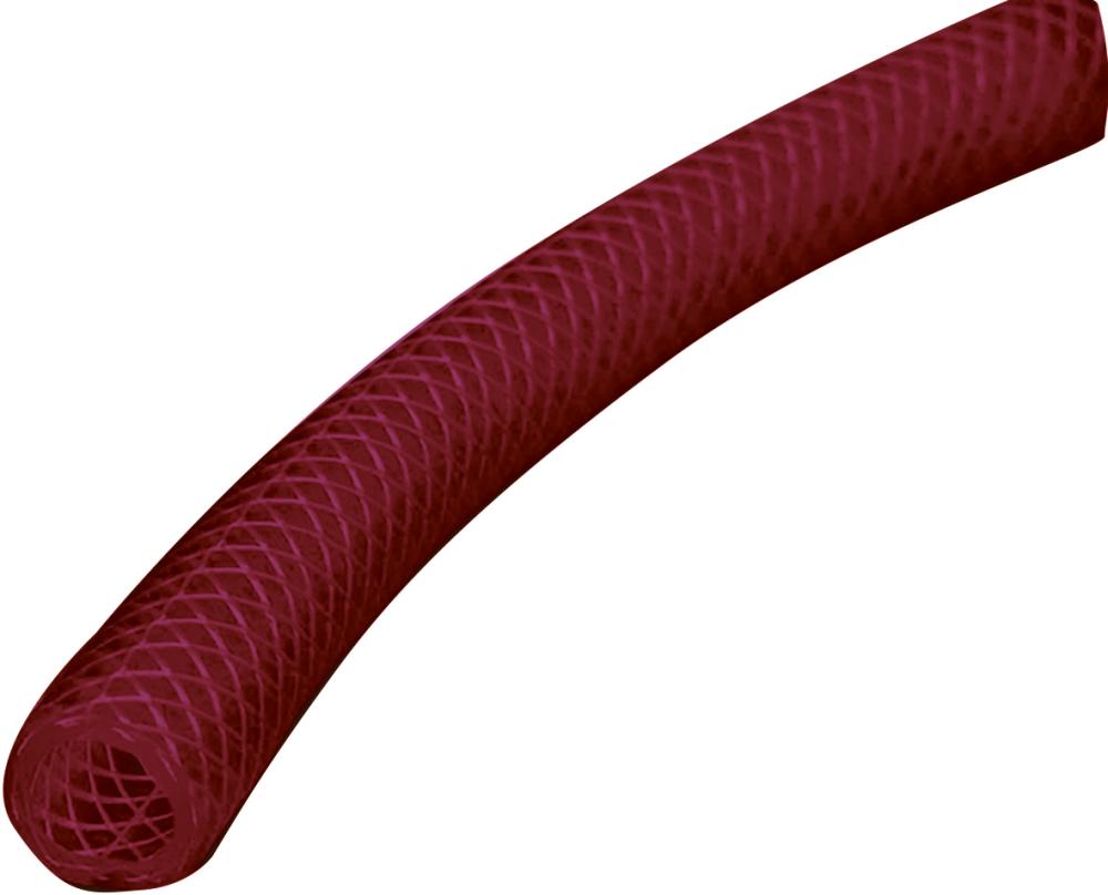 Gewebeschlauch PVC APDatec 81 rot-transp. 9x3mm 50m APD