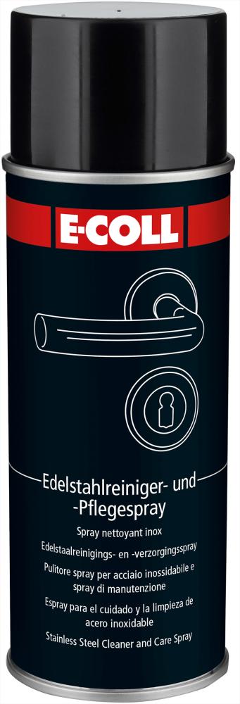 Edelstahlreiniger- und -pflegespray 400ml E-COLL