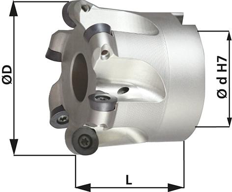 Aufsteck-Kopierfräser D66mm Z5 für RD.1604 FORMAT