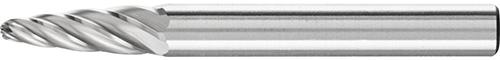Hartmetallfrässtift (Rotorfräser) DIN 8033 – Schaft-Ø 6 mm, Rundbogenform RBF, Zahnung INOX