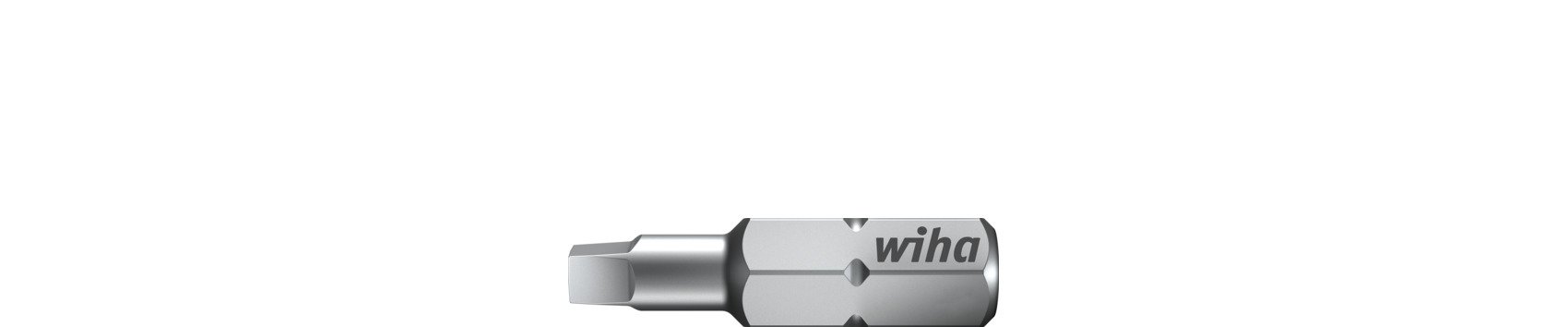 Wiha Bit Standard 25 mm Innenvierkant (#1) 2 St. 1/4" in Box (38658)