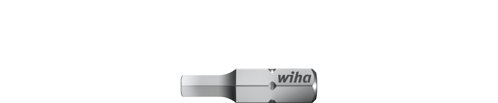 Wiha Bit Standard 25 mm Sechskant 1/4" C6,3 4,0 mm (01706)