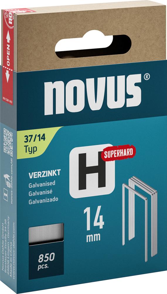 Feindrahtklammer A Typ 37/14 mm ST Novus VE à 850 Stück