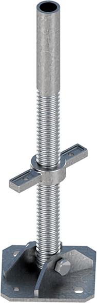 Höhenausgleich für Beton-Aufstellvor. neigbar
