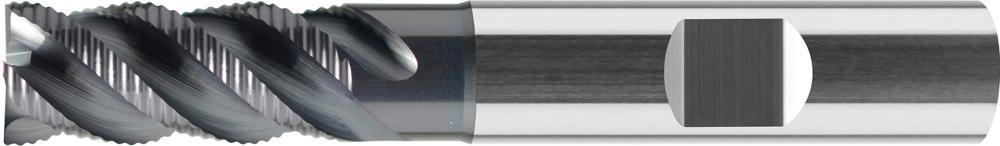 Schruppfräser VHM 8mm Z4 AlTiN HB Typ HR Werksnorm FORMAT
