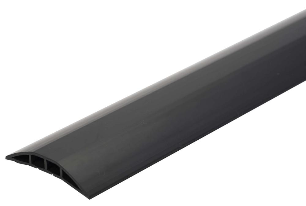 Kabelbrücke Kunststoff B1500xT100xH12 mm 2 Kammern 11xB13 mm schwarz