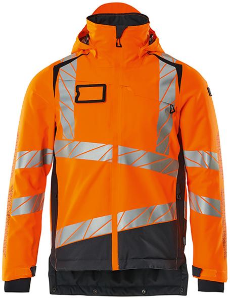 Winterj.CLIMASCOT-Futter,HiVis orange/schwarzblau,S Accelerate Safe