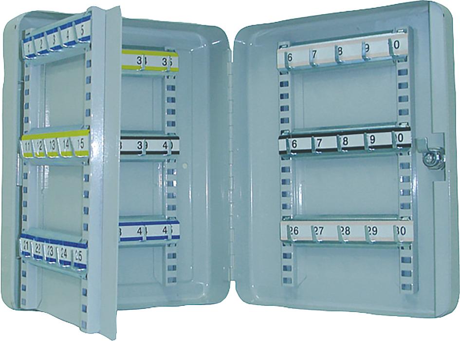 Schlüsselkassette f. 45 Schlüssel 300x240x80mm