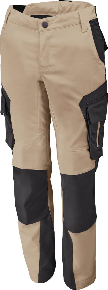 Damen-Arbeitshose ALMA beige-schwarz 38 FHB