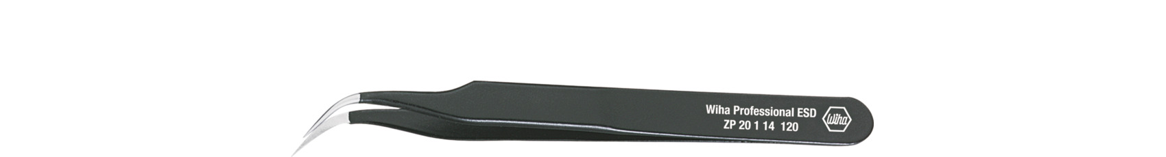 Wiha Präzisionspinzette Professional ESD Typ 7a 7a, 120 mm (32335)