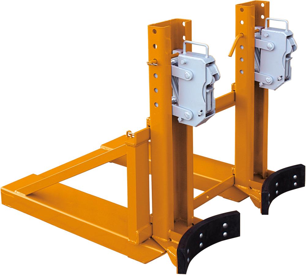 Fassgreifer für 3 Fässer reinorange RAL 2004 Tragkraft 1000kg