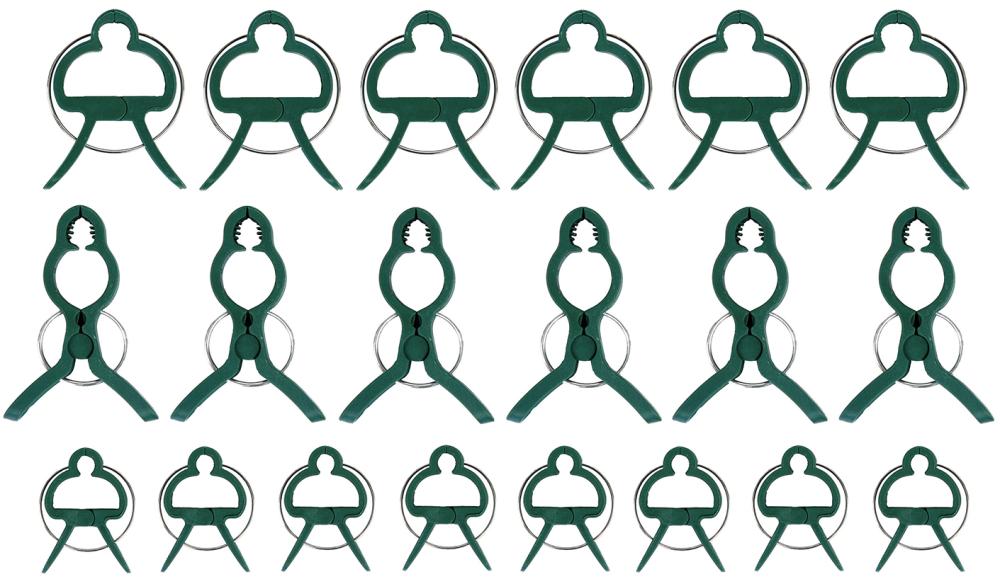 Pflanzenclip-Set Classic Kunststoff 20 Stk. sort.