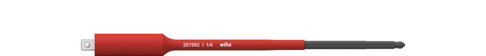 Wiha Adapter TorqueVario-S electric für 1/4" Steckschlüssel (43128)