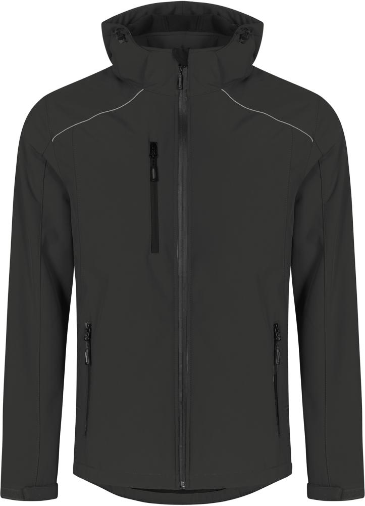 Men´s Softshell Jacket warm, charcoal, Gr.3XL