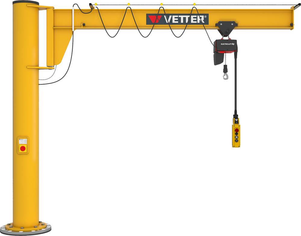 Säulen-Schwenkkran AS 500 kg 3000 mm Vetter Krantechnik