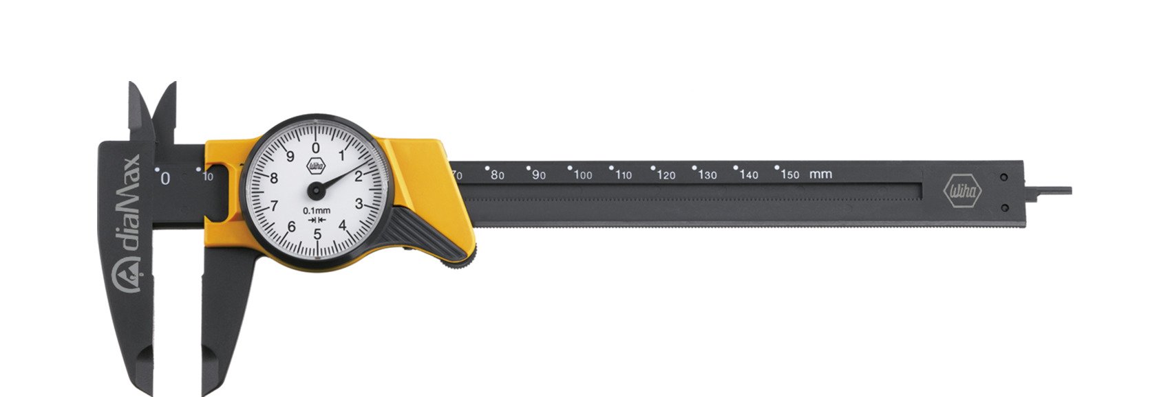 Wiha Uhrmessschieber dialMax® ESD Ablesung 0,1 mm 150 mm (31439)