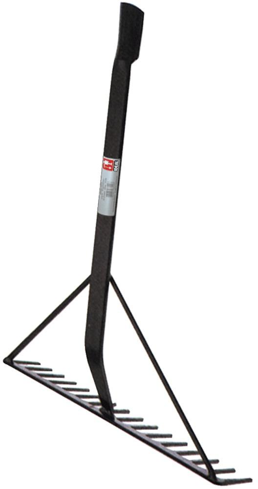 Teerrechen 16 Zinken schwarz lack. Ideal