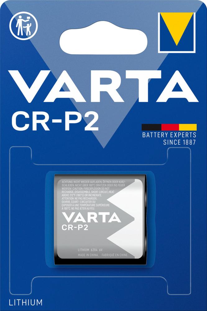 VARTA Batterie Profess. CR P2 1er Blister, 6,0V