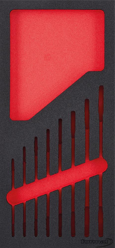 Werkzeugmodul 1/3 leer 188x395x30mm Doppel-Maulschlüssel FORMAT
