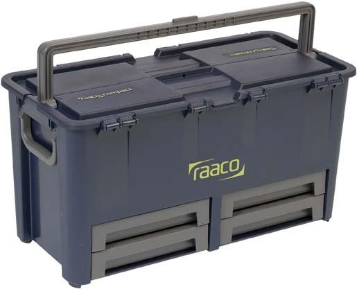 Werkzeugkoffer Raaco Compact 62 blau B621xT311xH322 mm