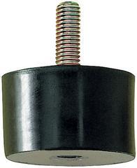 Gummi-Metall-Puffer zylindrisch Typ B D75xH55mm M12x37 NR57