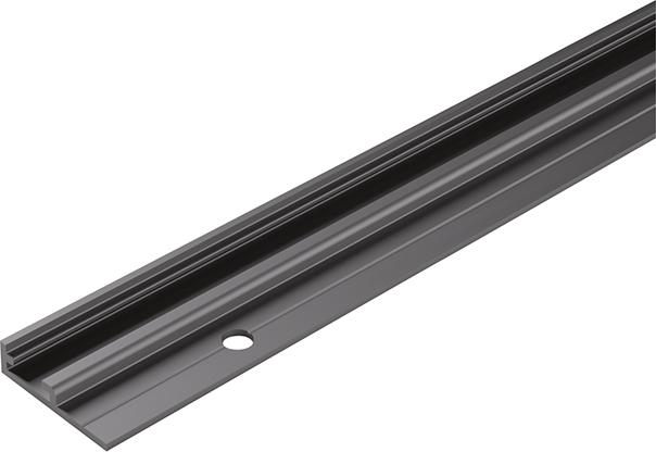 Halteprofil Versa 10erSetL=2500 PC schwarz 7,5-8mm