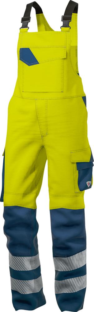 Latzhose 2207-590, warngelb/nachtblau, Gr.54n BP Multi Protect Plus