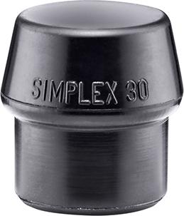 Schonhammerkopf SIMPLEX Gummi 30mm HALDER
