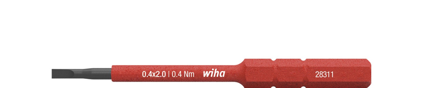 Wiha Bit slimBit electric Schlitz 2,0 mm x 75 mm (43115)