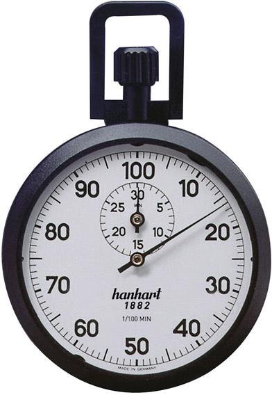 Präzisions-Kronen-Stopper1/100-Min. 30Min. HANHART