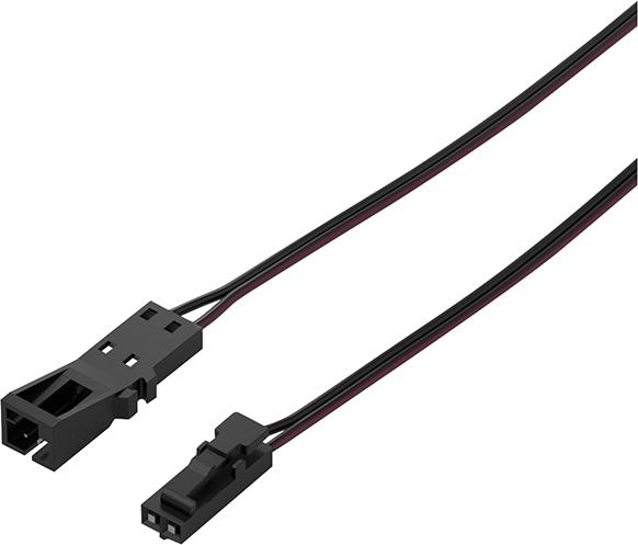 LED Verlängerung M1 12VDCL1800mm, schwarz