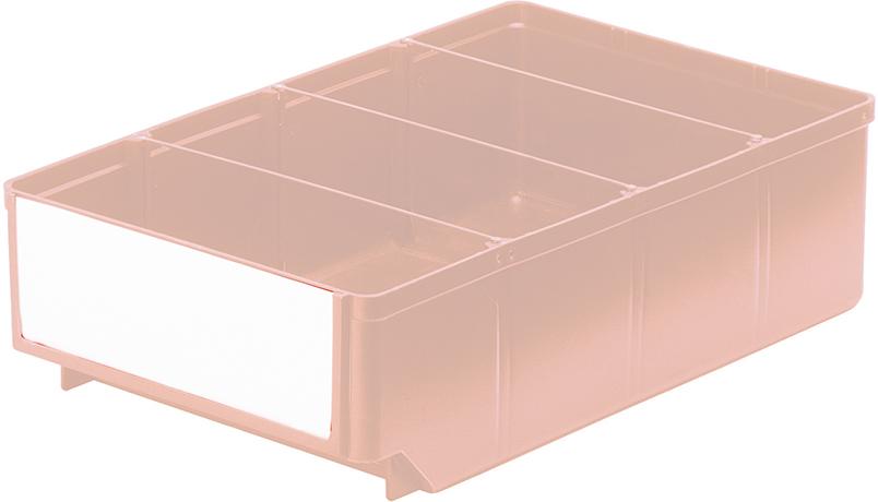 Etikett weiß für Regalkasten B93 mm VE 16 Stk. LA-KA-PE