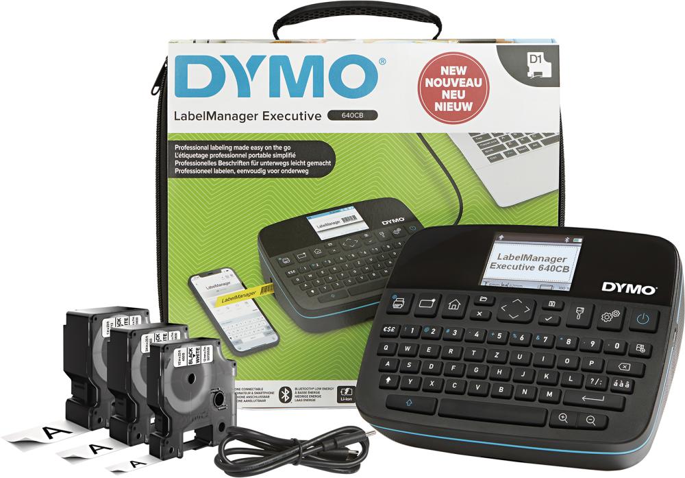 DYMO LabelManager Executi640CB m.3 D1 Schriftbän. inkl.Softcase-Tragetasche