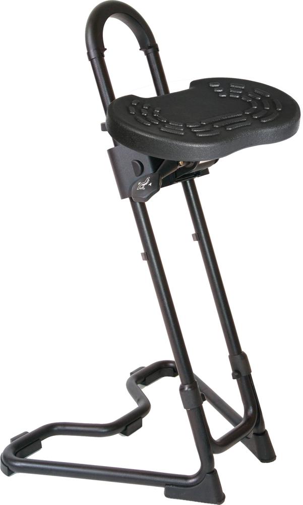 Stehhilfe Sitz PU-Schaum schwarz Sitzhöhe 610-860 mm